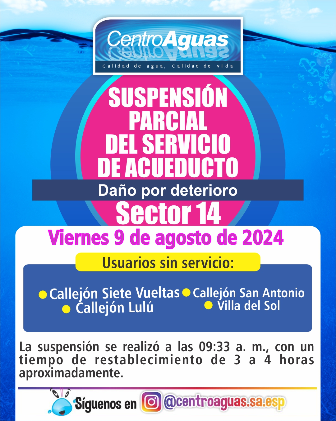 Diseño de suspensión del servicio