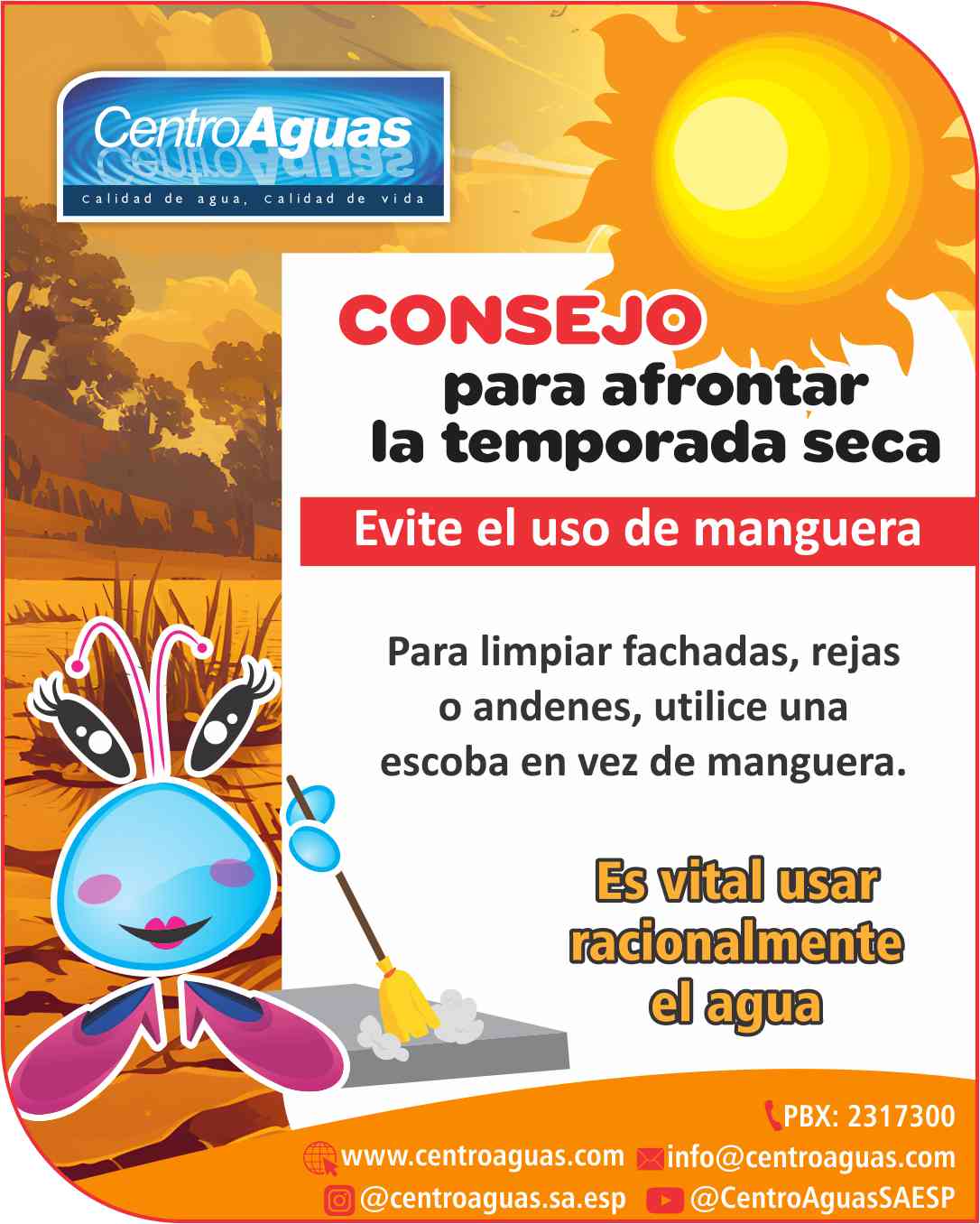 Consejo para afrontar la temporada seca