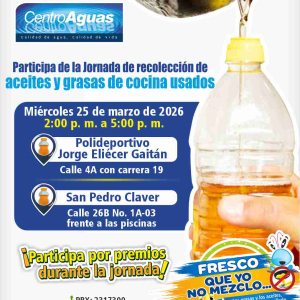 Jornada de recolección de aceite de cocina usado / 25 de marzo de 2026