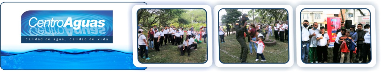 Diseño con tres fotografías de la entrega del parque, se muestra a la comunidad compartiendo 