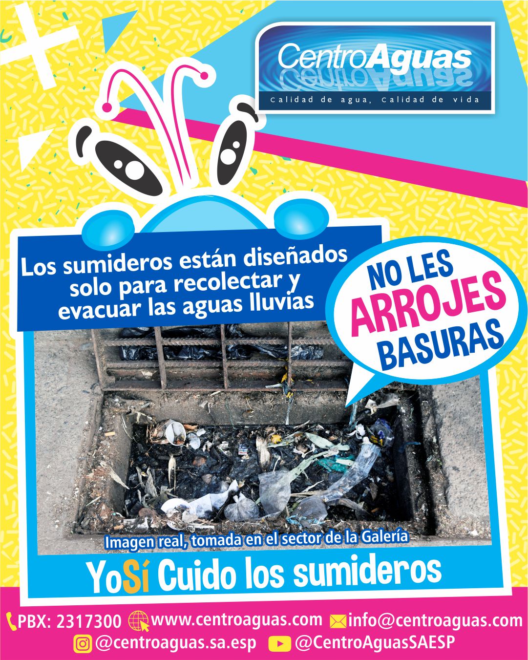 El cuidado del alcantarillado, es compromiso de todos