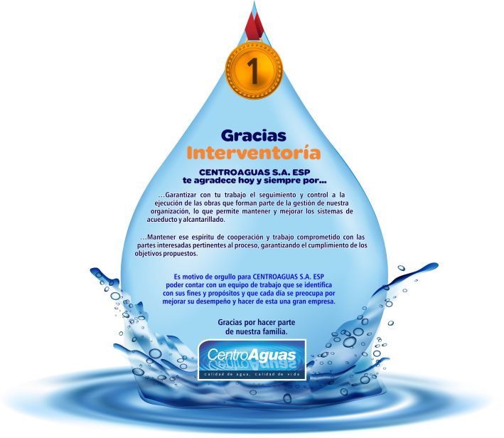 Imagen representativa agradecimiento a Interventoría, por la labor realizada