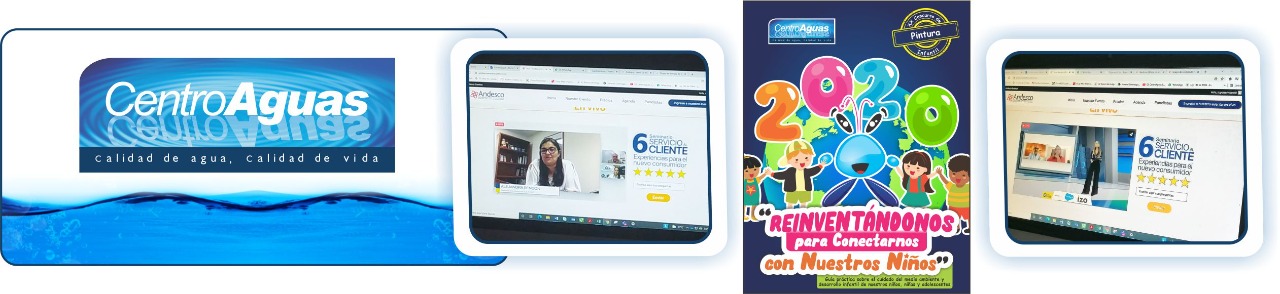 Diseño de tres imágenes de la entrega del reconocimiento 