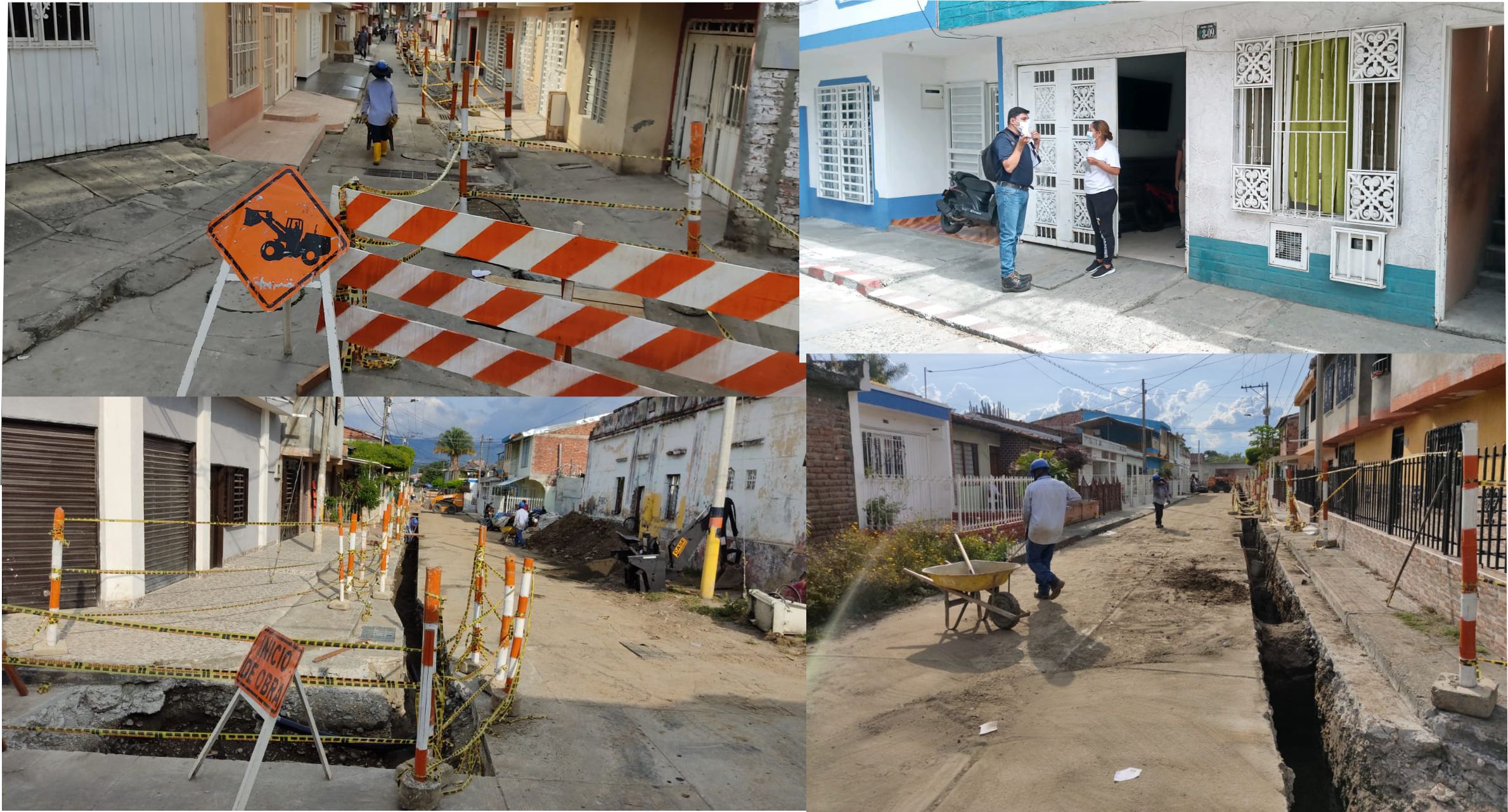 Imagen representativa de la socialización de obras de reposición de  redes de acueducto en los barrios Marandúa y Tomas Uribe