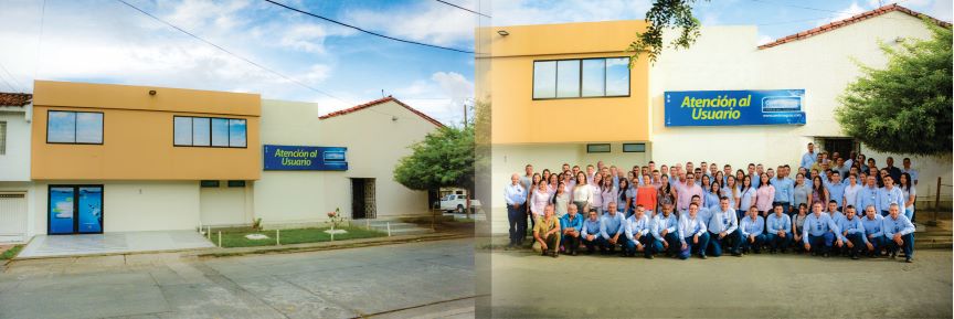 Fotografías de la sede de Atención al Usuario 